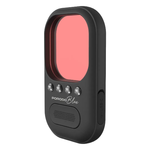 Picture of Porodo Blue Rubin Infrared Hidden Camera Detector with Silicone Suction Cup- Black