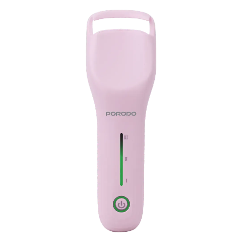 Picture of Porodo Lifestyle Fleuris LED Electric Heated Eyelash Curler - Pink