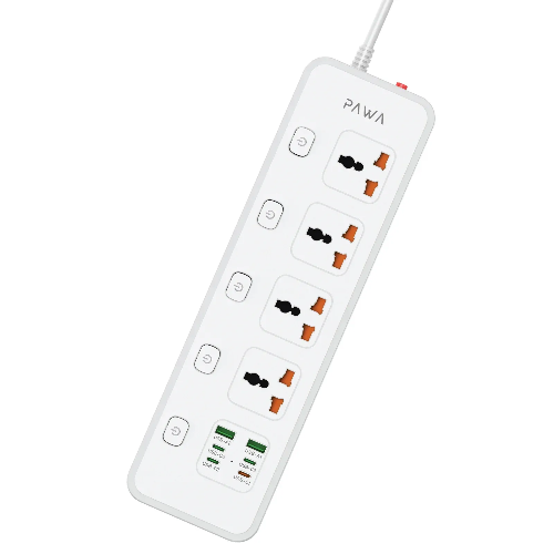 Picture of Pawa Universal Powerstrip with 4AC + 65W-White