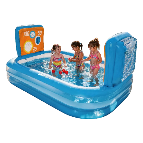 Picture of Porodo Lifestyle Goal Splash Football Play Pool - Blue