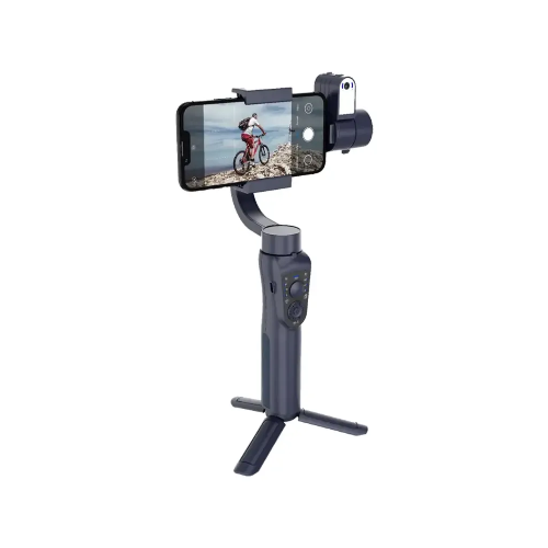 Picture of Porodo LFS035 3-Axis Ai Tracker & Light Gimbal Stabilizer - Black