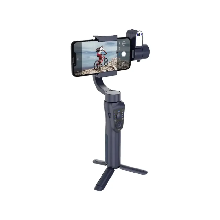 Picture of Porodo LFS035 3-Axis Ai Tracker & Light Gimbal Stabilizer - Black