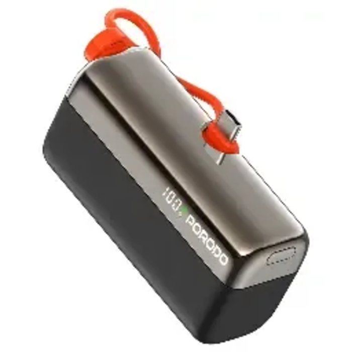 Picture of Porodo Pocket Volt 10000mAh Power Bank-Black