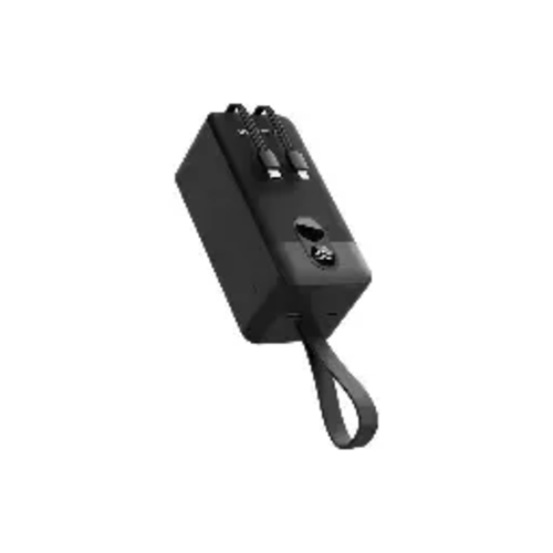 Picture of Porodo 50000mAh Power Bank Integrated Cables -Black 