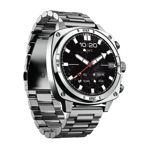 Picture of Porodo Chrono Steel Smart Watch - Silver
