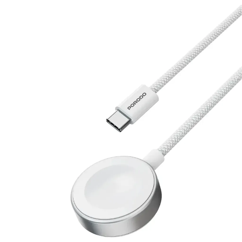 Picture of Porodo One Touch Charger Magnetic Watch Charger - White