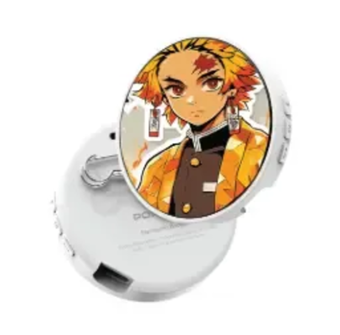 Picture of Porodo Robo Tag 1.85" Badge Magic Pro with Round HD Screen - White