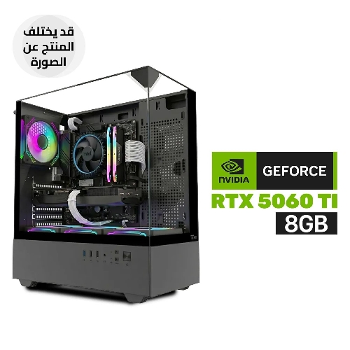 Picture of Gaming PC - ULTRA 5-250K, Gigabyte Intel Core Ultra H810M Motherboard, 16GB RAM DDR5, 1TB SSD NVMe, RTX 5060 TI 8GB VGA, 750 WATT PSU, L240 Liquid Cooler, Twisted Minds Fury Series ATX Case with 4 ARGB Fans, USB Wi-Fi Adapter, Windows 11 Pro (License)