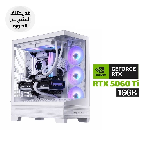 Picture of Gaming PC i7-14700F Processor, MSI Prime B760M-A WiFi D5 Motherboard, 32GB DDR5 RAM, 1TB NVMe SSD, RTX 5060 Ti 16GB , 850 WATT PSU, Asus A31 Plus Mid Tower 4x RGB Fans, ZALMAN L240 Liquid Cooler White, Windows 11 Pro License