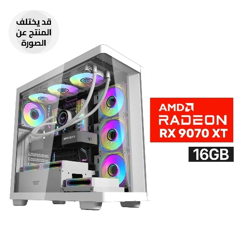 Picture of Gaming PC Ultra 5-250K Processor, ASUS Z890 AYW GAMING WIFI W, 32GB D5 RAM White, 1TB SSD GEN-4 NVMe, Sapphire PURE AMD Radeon RX 9070 XT 16GB, 850 WATT GOLD PSU, L360 Liquid Cooler White, Aigo DarkFlash DS900W ATX Case, 7x ARGB Fans, Win 11 Pro (License)