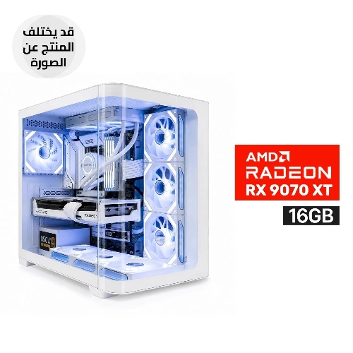Picture of Gaming PC - Ultra 9-285K Processor, ASUS Z890 AYW GAMING WIFI W, 32GB RAM D5 (6000), 1TB SSD NVMe, Sapphire PURE AMD Radeon™ RX 9070 XT 16GB, 850 WATT GOLD PSU, L360 Liquid Cooler White, Tortox Curvo Mid Tower Case 7x Fans, Windows 11 Pro (License)