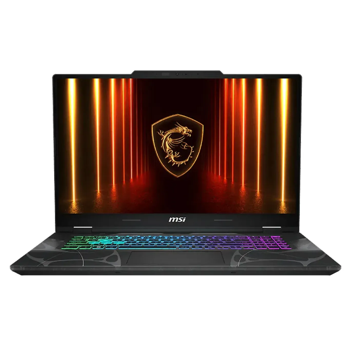 Picture of MSI Cyborg A17 AI B2HWEKG-011XPL Gaming Laptop, AMD Ryzen 7 260 Processor, 16GB DDR5 RAM, 512GB NVMe SSD, NVIDIA GeForce RTX 5050 8GB, 17.3" FHD IPS 144Hz Display, 4-Zone RGB Gaming Keyboard, Windows 11 Pro (License) - Black