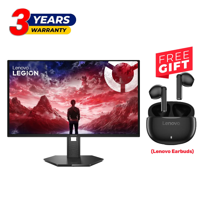 Picture of Lenovo Legion 27-10 27" FHD 240Hz 0.5ms Gaming Monitor With AMD FreeSync Premium,VESA Adaptive Sync Support (Free Gift Lenovo Earbuds)