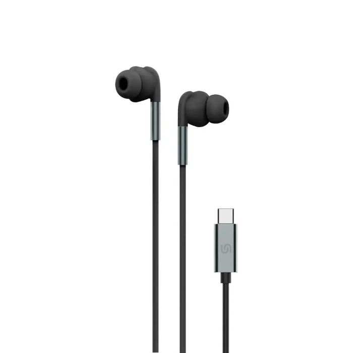 Picture of Porodo Stereo Earphones Type C Connector - Black