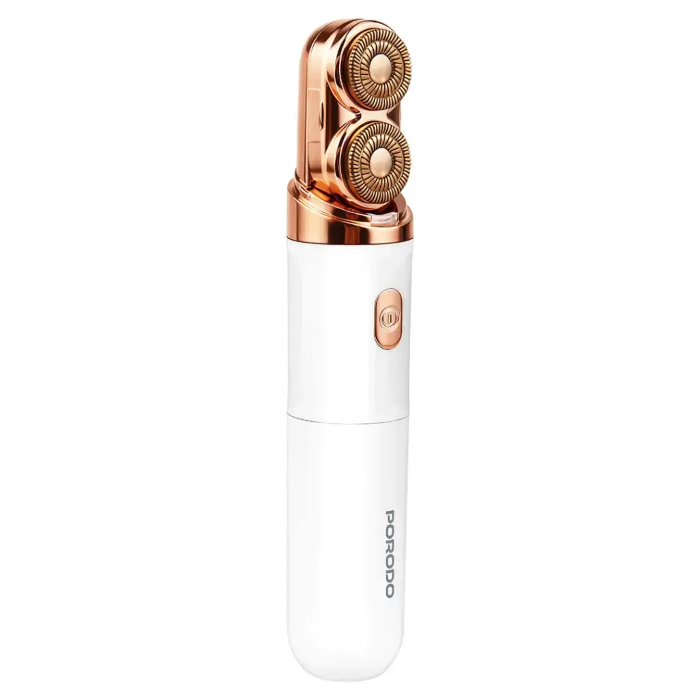 Picture of Porodo 2-In-1 Electric Face & Body Razor - White