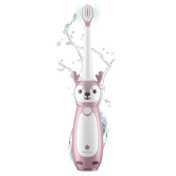 Picture of Porodo Lifestyle Electric Toothbrush for Kids-Pink