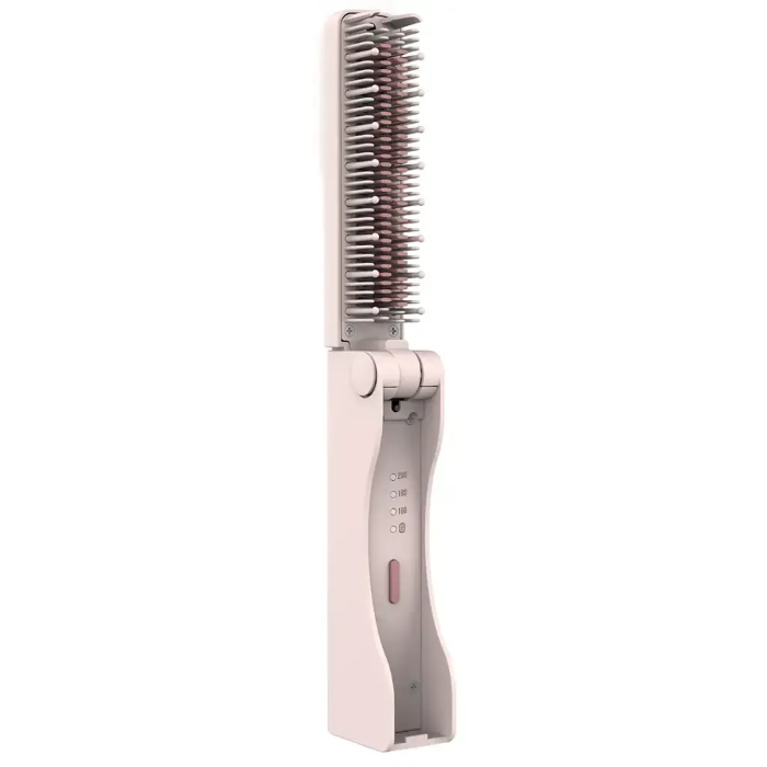Picture of Porodo Foldable Mini Straightener Brush -Pink