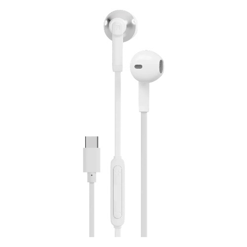 Picture of Porodo Soundtec TRACE Semi In-Ear Stereo Earphones-White