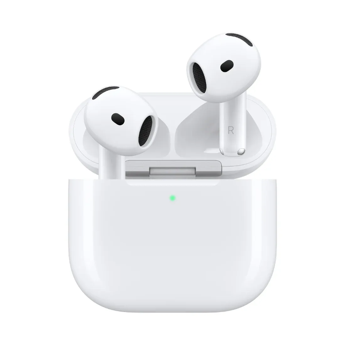 صورة سماعات أبل إيربودز 5 مع علبة شحن USB-C وخاصية إلغاء الضوضاء - أبيض