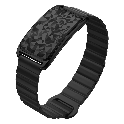 Picture of Porodo TrackFit Arc Smart Fitness Tracker With Magnetic Strap- Black