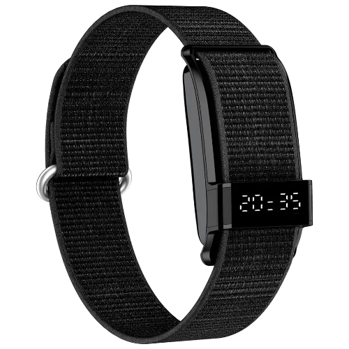 Picture of Porodo Trackfit Pro Smart Bracelet Fitness Tracker with Display App- Black