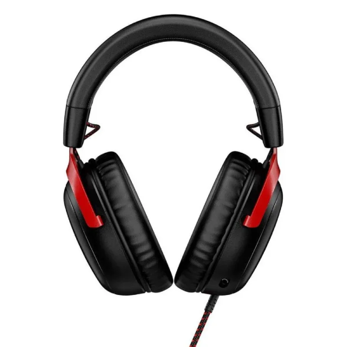 صورة سماعة الألعاب HyperX Cloud III - تغطي الأذن (Over-Ear) / سلكية / أسود وأحمر
