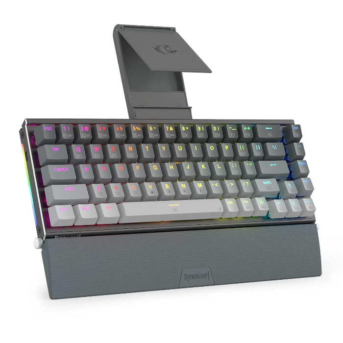 Picture of Redragon K641 PRO 65% Aluminum RGB Mechanical Gaming Keyboard - Grey