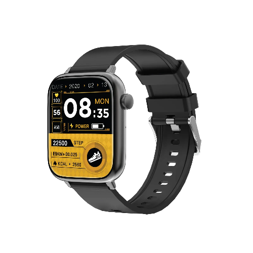 Picture of Pawa Pulse Smart Watch With 1.85 Inch HD Display-Black