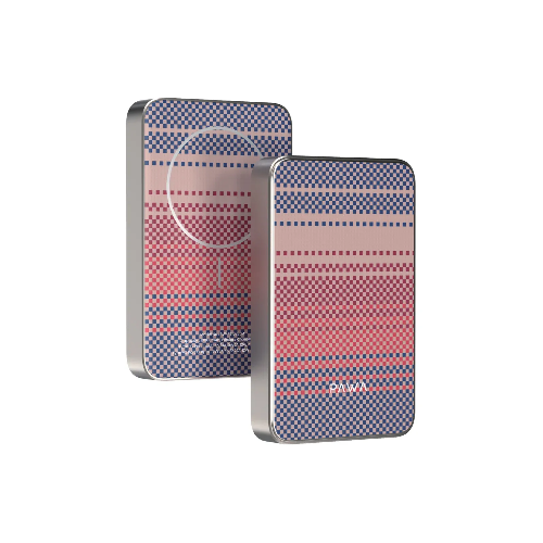 Picture of Pawa Sunset Woven Design Magsafe Powerbank-Sunset Orange