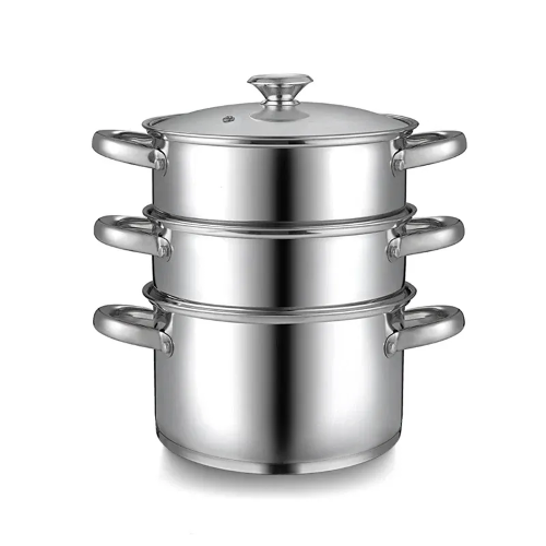 Picture of 32cm Casserole with T-glass lid + 1pcs ss steamer
