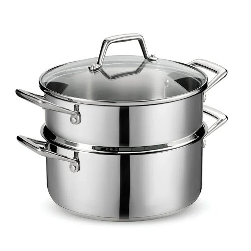 Picture of 28cm Casserole with T-glass lid + 1pcs ss steamer 