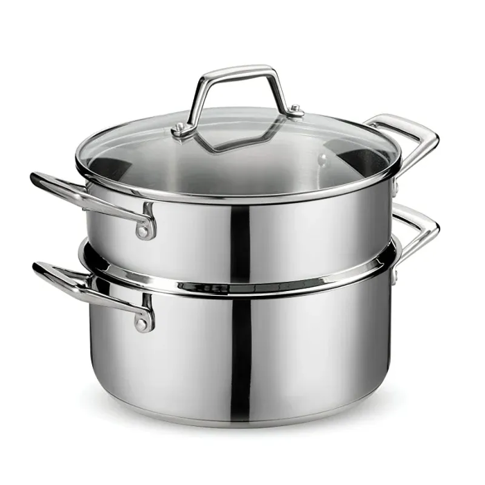 Picture of 28cm Casserole with T-glass lid + 1pcs ss steamer 