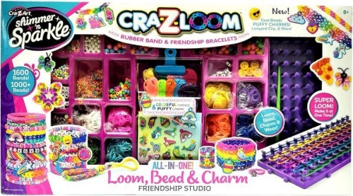 Picture of (Kids Toys) CraZLoom All-in-One Loom Bead & Charm Friendship Studio