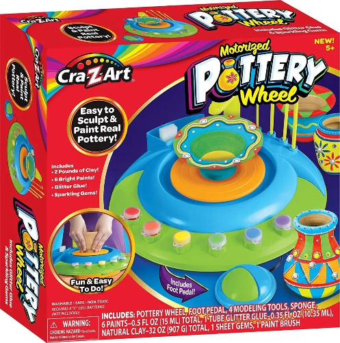 Picture of (Kids Toys) CraZart RB Motorized Pottery Wheel