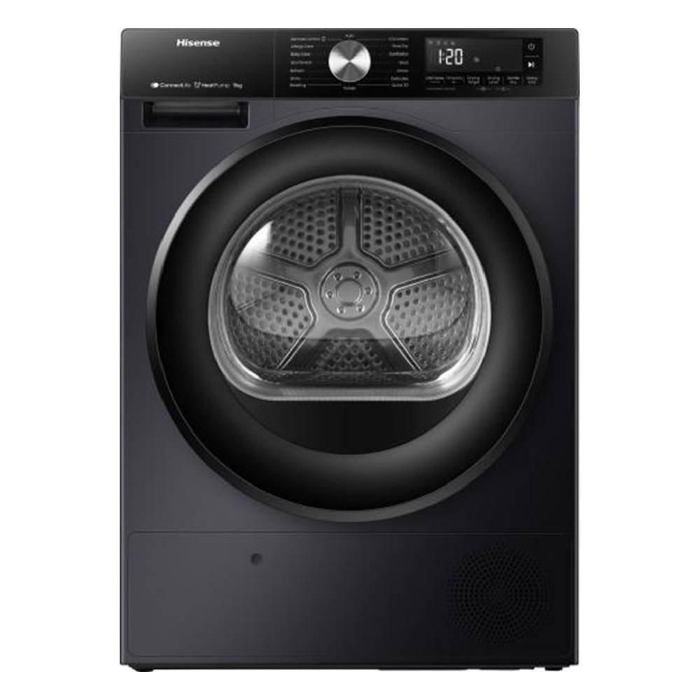 Picture of Hisense Heat Pump Dryer, 9kg Capacity,Wifi connectlife app, DH3S902BT - Grey