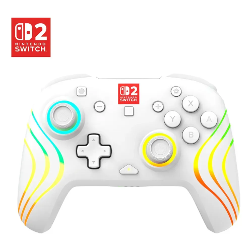 Picture of Turtle Beach Nintendo Switch 2 - Afterglow Wave Wireless Rgb Gaming Controller - White