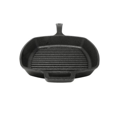 Picture of Westinghouse 28 cm Pre-Seasoned Cast Iron Square Grill Pan – Black