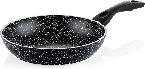 Picture of Westinghouse Fry Pan - 26 CM - Pressed Aluminium 3 Layers Black Marble, Premium Non-Stick Coating, Even Heat Distribution, Perfect for Sautéing and Frying
