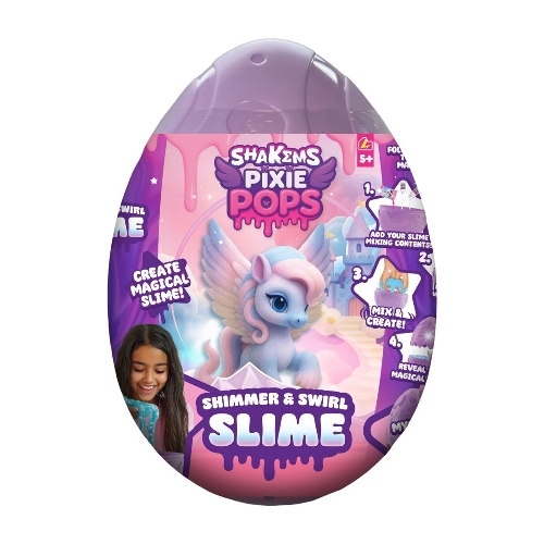 Picture of (Kids Toys) Shakems Pixie Pops Shimmering & Swirl Slime (30cm)