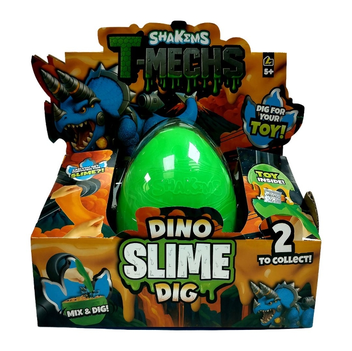 Picture of (Kids Toys) Shakems T-Mechs Dino Slime Dig (13Cm) 