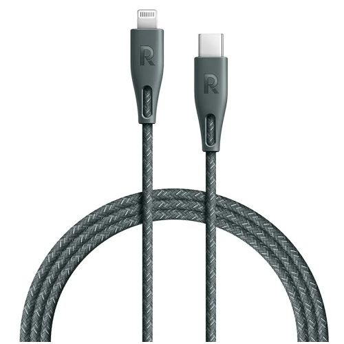 Picture of RAVPower RP-CB1017 Type-C to Lightning Cable 1.2m Nylon Green
