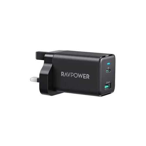 Picture of RAVPower RP-PC171 PD 45W2-Port Wall Charger Black