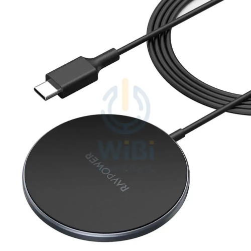 Picture of RAVPower RP-WC012 Magnetic Wireless Charger for iPhone 12/12 Pro Max/mini/AirPods Pro black 