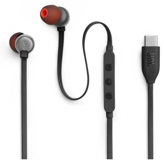 Picture of JBL TUNE 310C Wired USB-C Earphones – Black