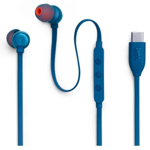Picture of JBL TUNE 310C Wired USB-C Earphones – Blue