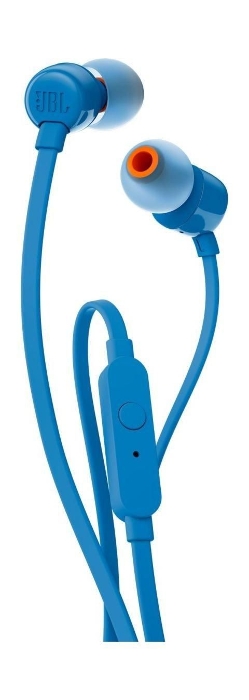 Picture of JBL T110 In-Ear Wired Earphone with Mic - Blue