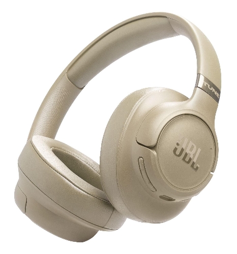 Picture of JBL Tune 780NC Wireless Over-Ear Headphones, Bluetooth, Adaptive Noise Cancelling, JBLT780NCBEG - Beige