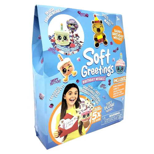 Picture of (Kids Toys) Soft Greetings Birthday w/ Balloon