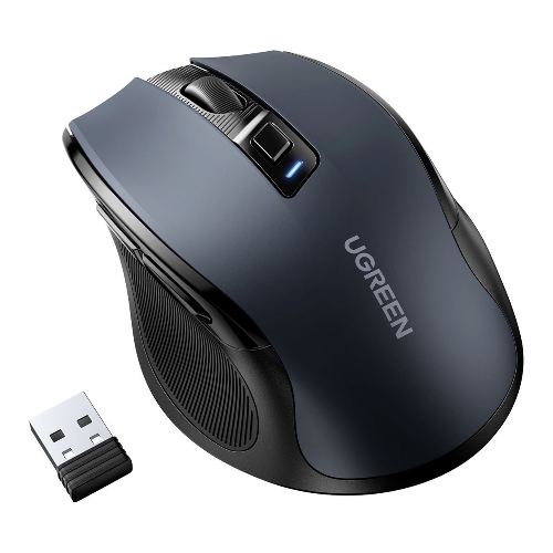 Picture of UGREEN Ergonomic Wireless Mouse 2.4G 4000DPI Silence Design black