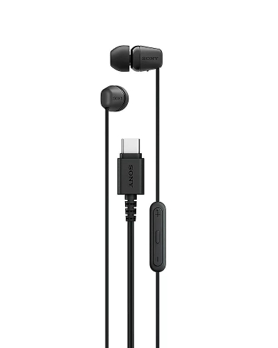 Picture of Sony IER-EX15C Earphones, USB-C, Wired, IER-EX15C/BZ - Black